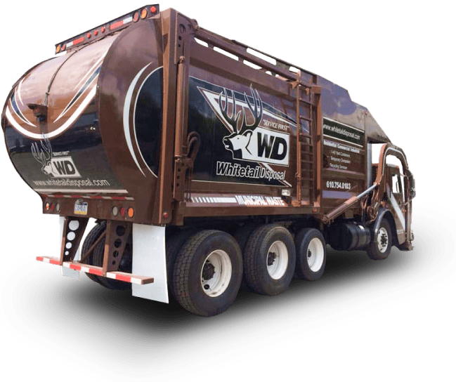 whitetail commercial trash truck